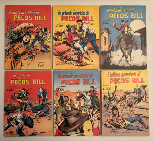 Pecos bill raccolta alpe 6 - pecos, 1-6