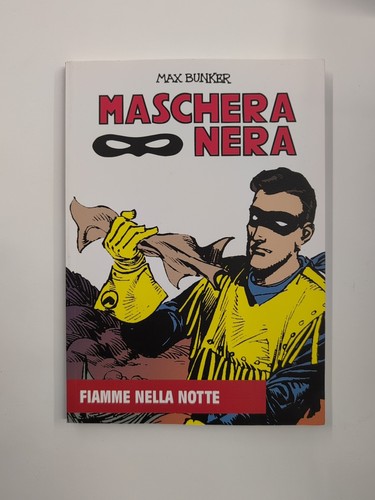 Maschera nera fiamme - nera,