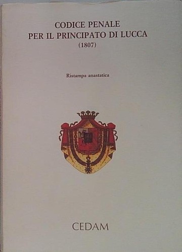 Codice penale del principato - ,