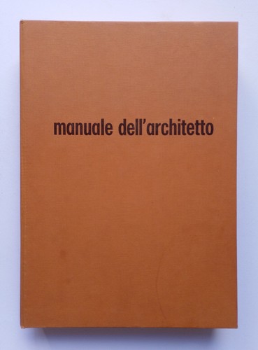 Manuale dell architetto cnr - -,